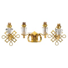 Elegant Wall Sconce Suite, Art Deco