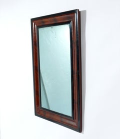 Elegant Walnut Mirror 45.5" x 29.25"