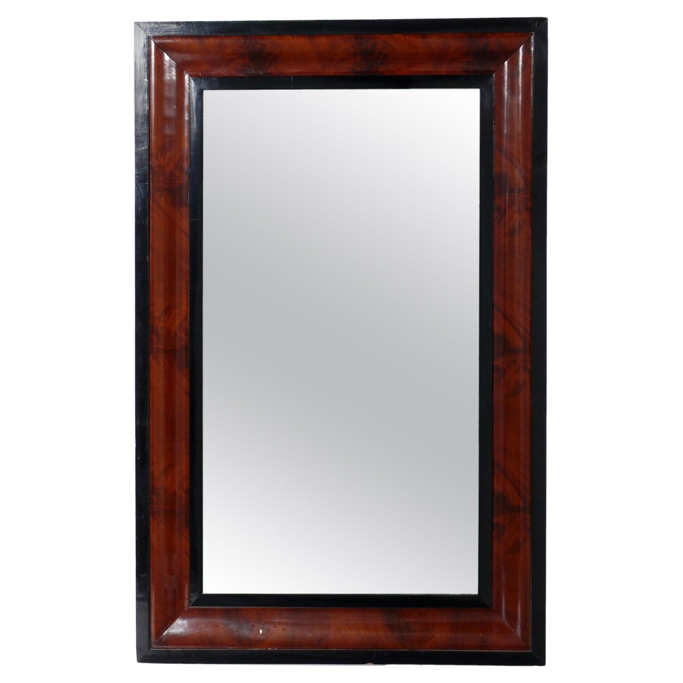 Elegant Walnut Mirror 45.5" x 29.25"