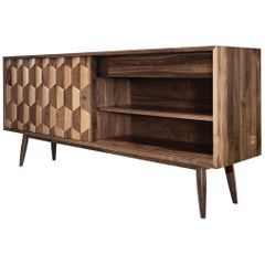 Elegante aparador de nogal Credenza