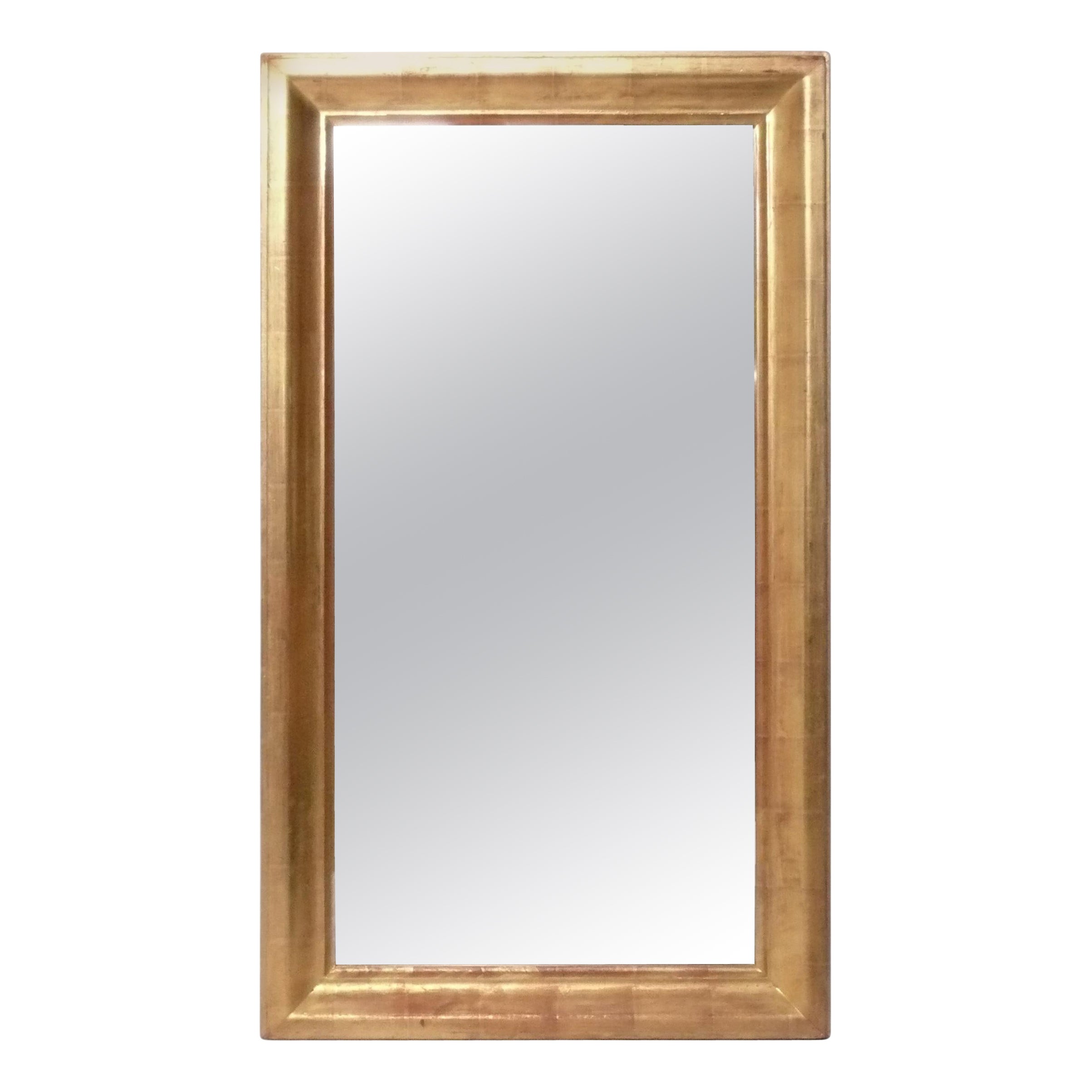 Elegant 23K Water Gilt Mirror 42"H x 24"W