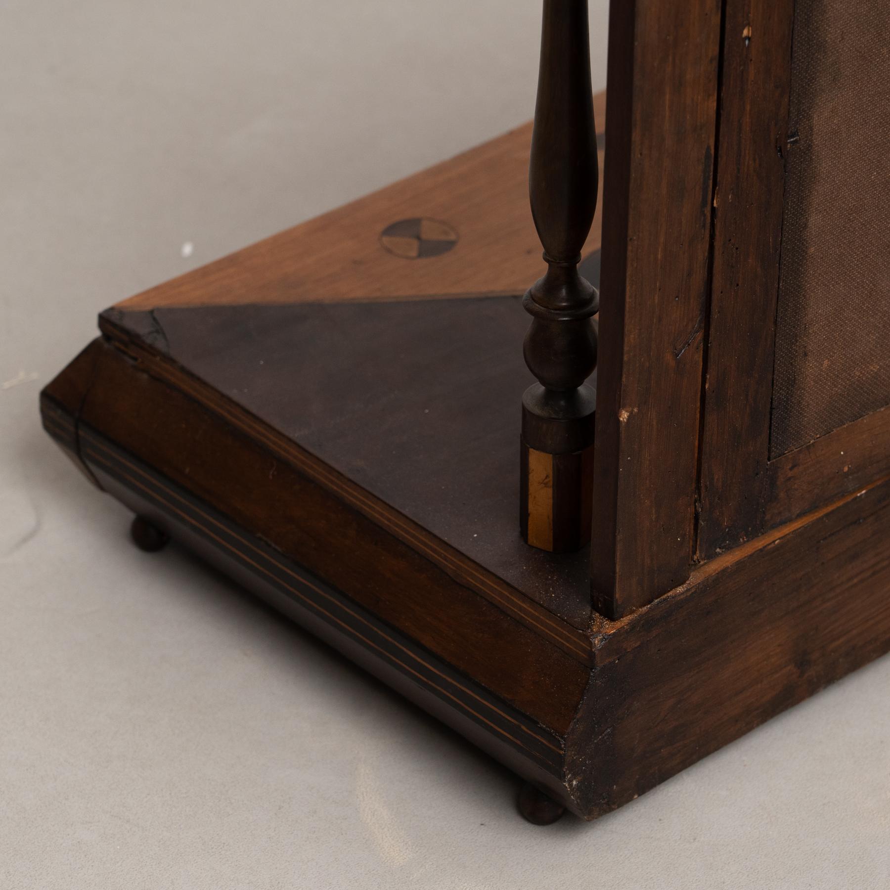 Verre Élégant meuble-lavabo et miroir en bois avec tiroir - Début du 20e siècle, Circa 1940 en vente