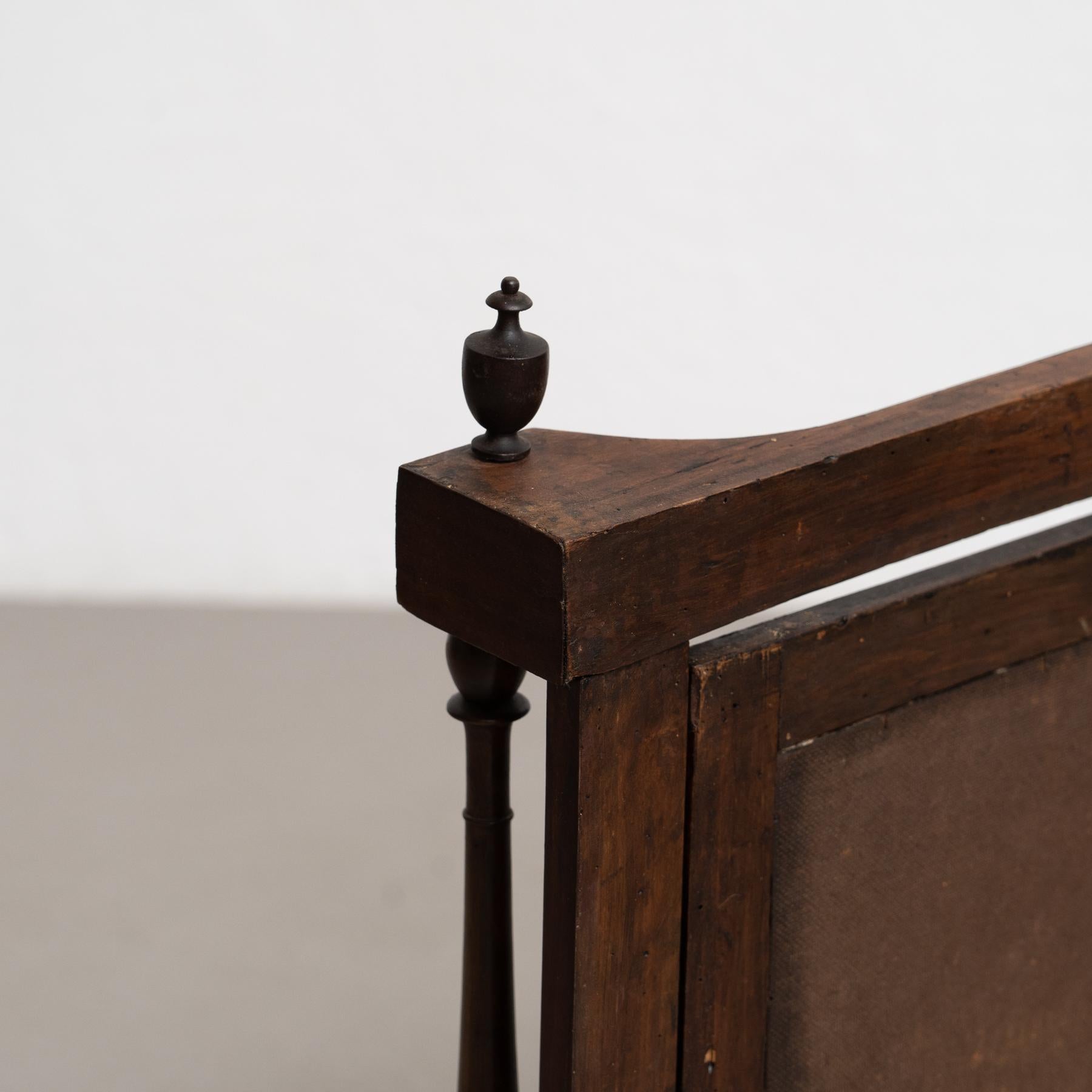 Élégant meuble-lavabo et miroir en bois avec tiroir - Début du 20e siècle, Circa 1940 en vente 1
