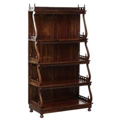 Elegante libreria in legno dal classico look inglese del XX secolo