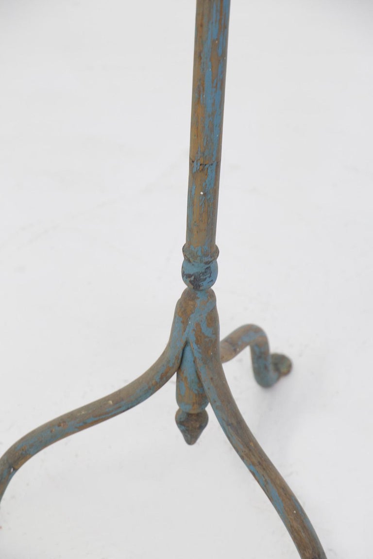 Elegant Wrought Iron Vanity Mirror For Sale at 1stDibs