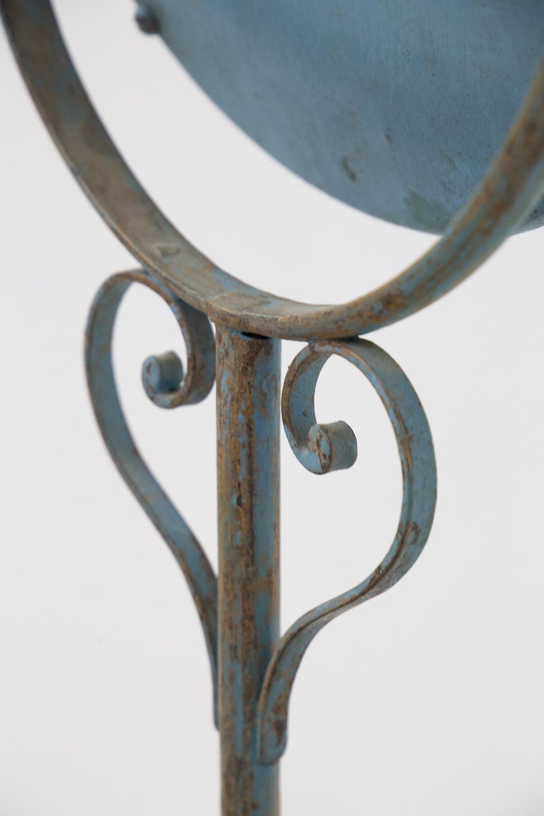 Elegant Wrought Iron Vanity Mirror For Sale at 1stDibs