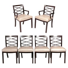 Used Elegant X Back Dining Chairs by Councill - Set of Six 