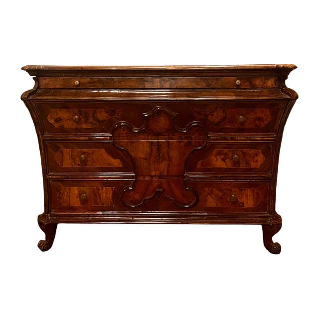 Important study library, solid walnut wood, italy For Sale at 1stDibs