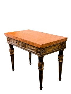 Elegant Italian Louis XVI console table - Epoch c. 1820.