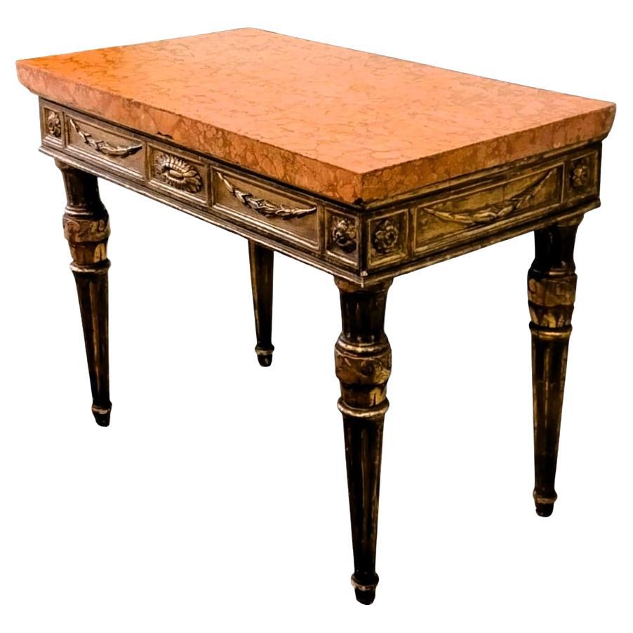Elégante console italienne de style Louis XVI - Circa 1820. en vente