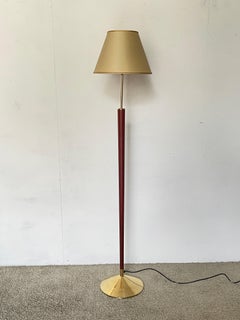 Elegant floor lamp, "Signature Gold," Milan, 1990s