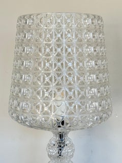 Elegant Italian lamp, crystal table lamp "Aurora," 1970s