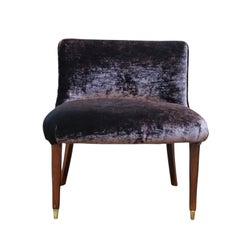 Elegant Bench with Padded Backrest, Italy, 1950s