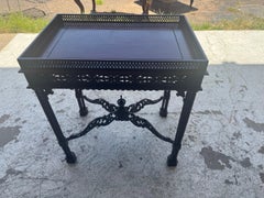 Elegantly Mahogany Chippendale style accent table