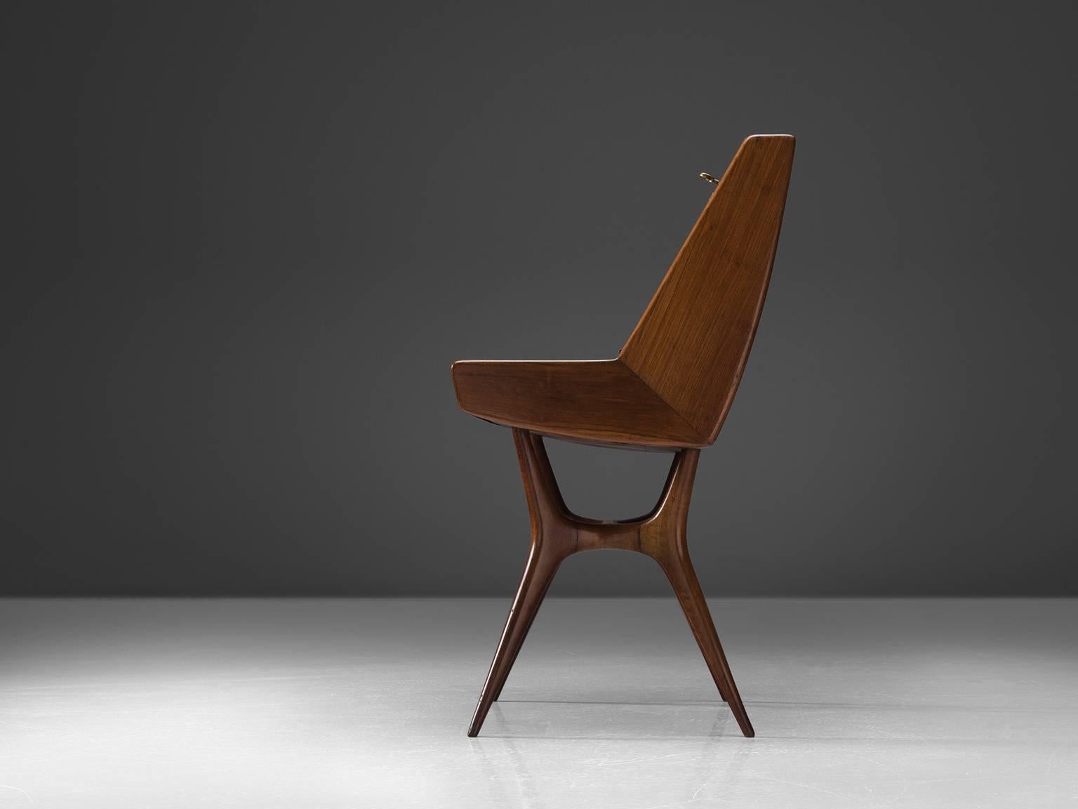 20th Century Italian Secretary in Wood