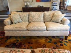 Elegantly Sumptuous Upholstered Custom Down Sofa