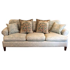 Elegantly Sumptuous Upholstered Custom Down Sofa