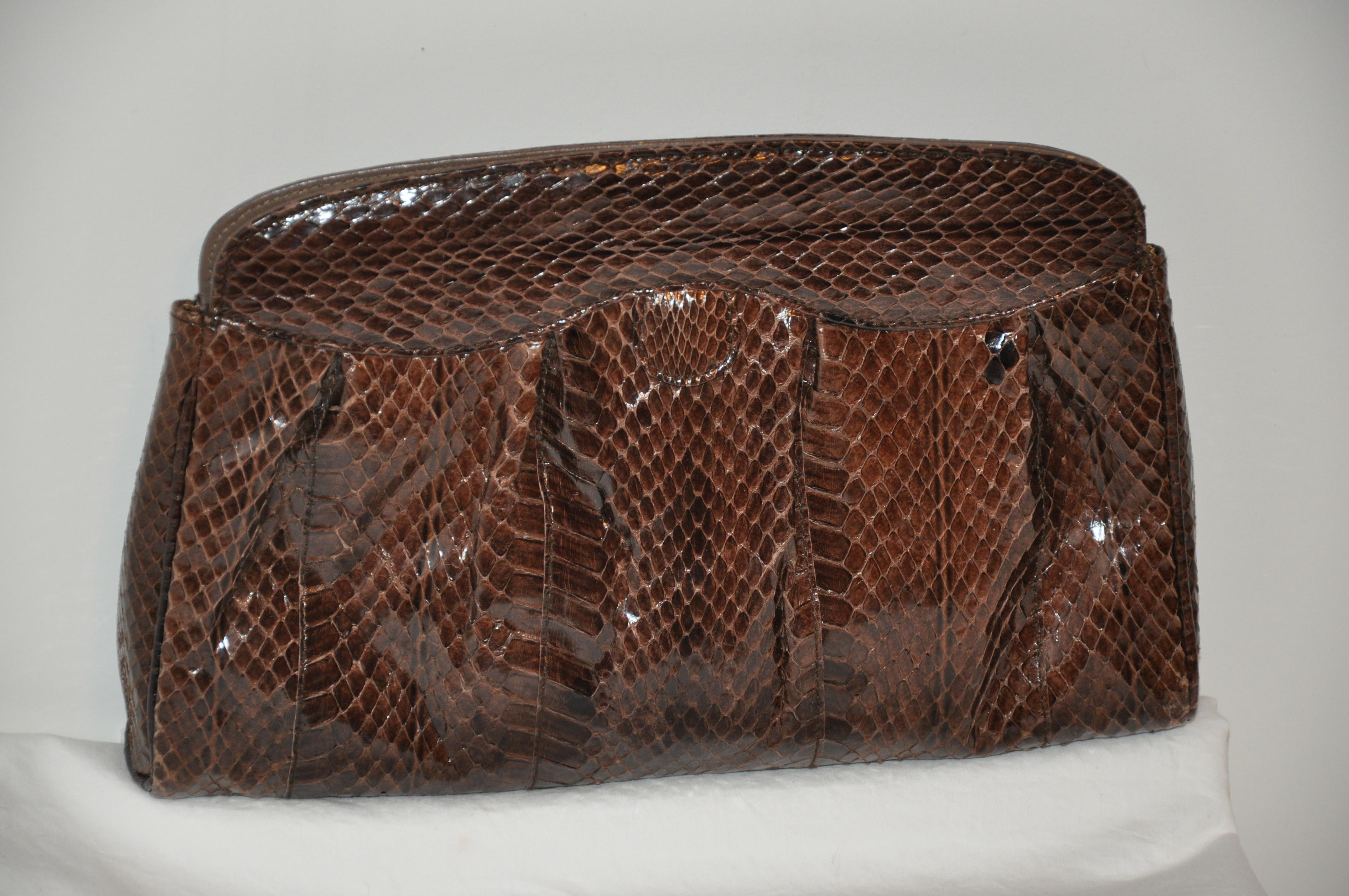 brown evening bags clutches