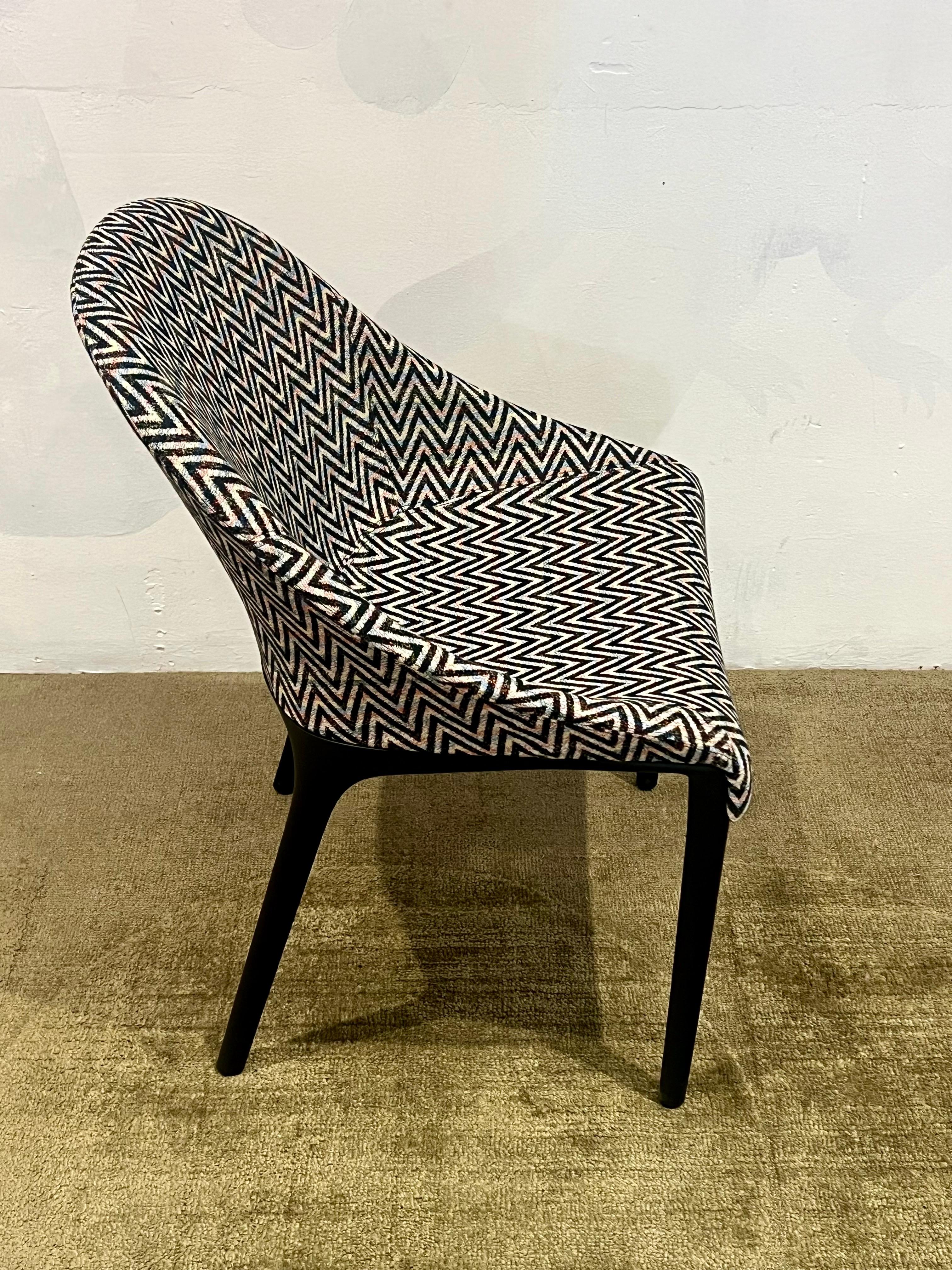 Juego de 4 sillas Eleganza Ela Missoni de Philippe Starck para Kartell Posmoderno en venta
