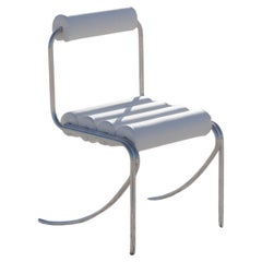 Elegg Tubular Chair B Curved Back Stiles by Studio Christinekalia