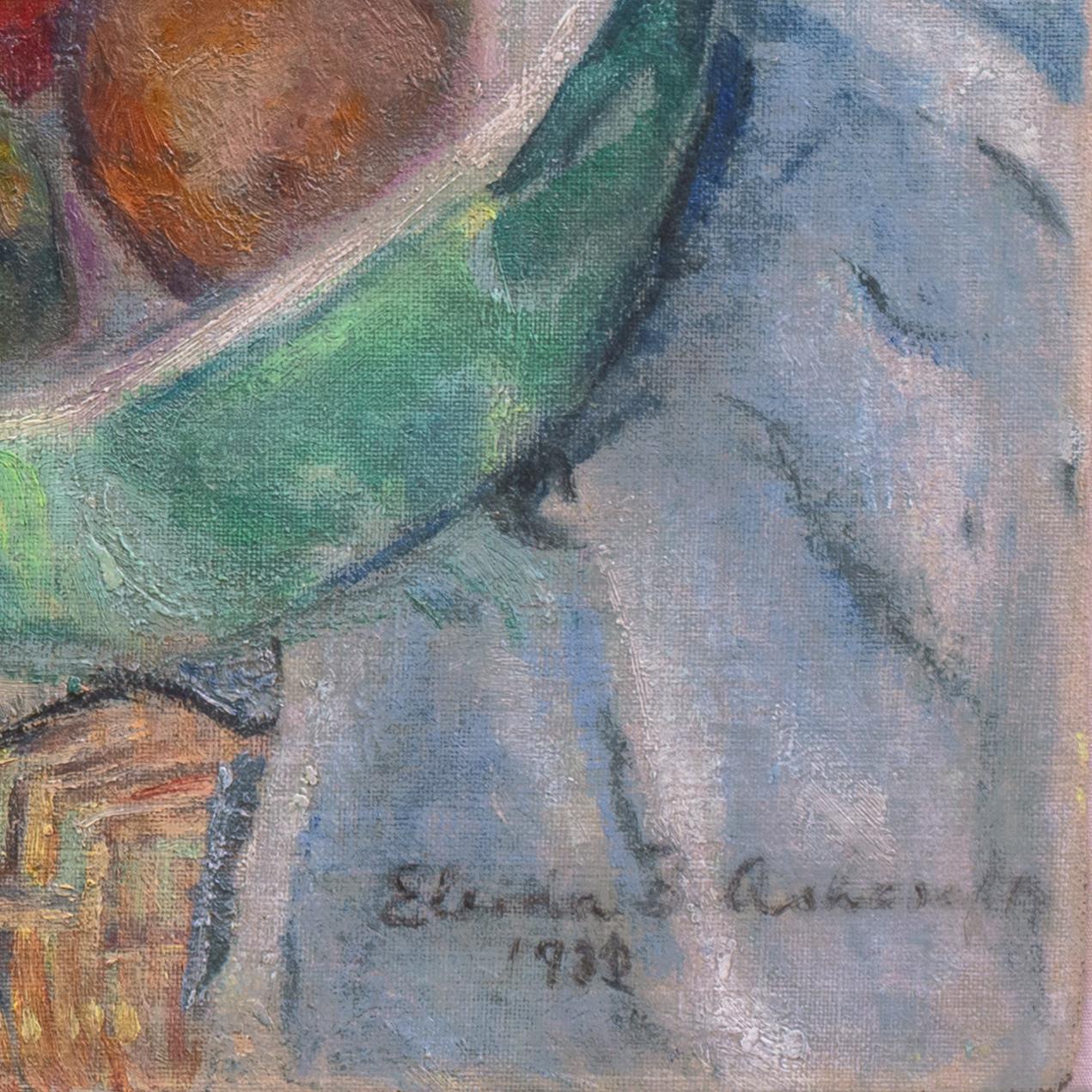 Nature morte aux poires, Carlisle, Philadelphie, femme artiste post-impressionniste en vente 1