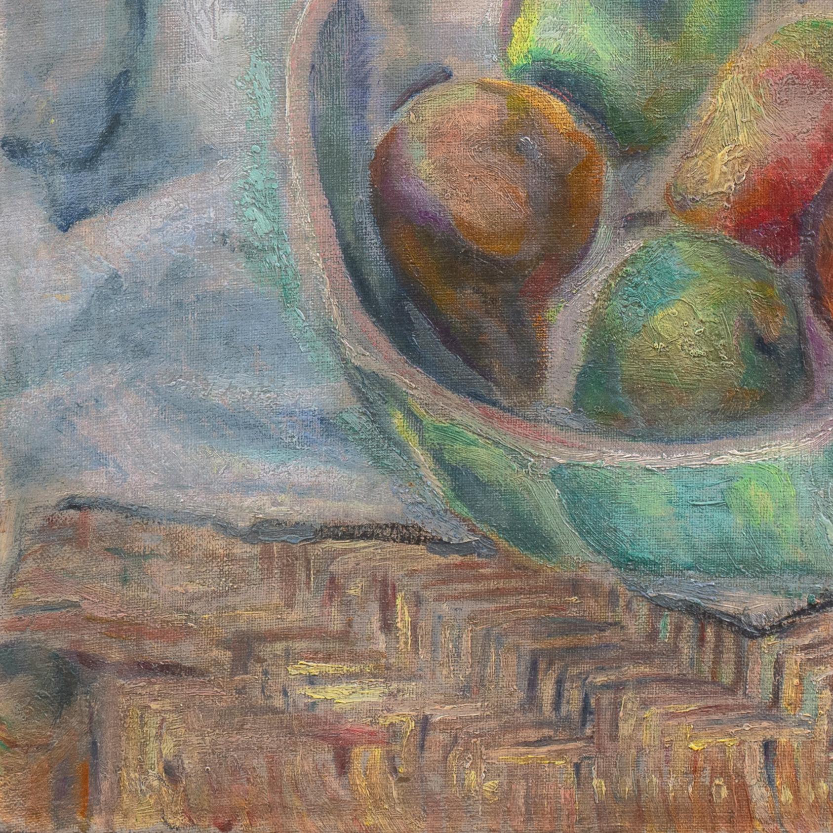 Nature morte aux poires, Carlisle, Philadelphie, femme artiste post-impressionniste en vente 5