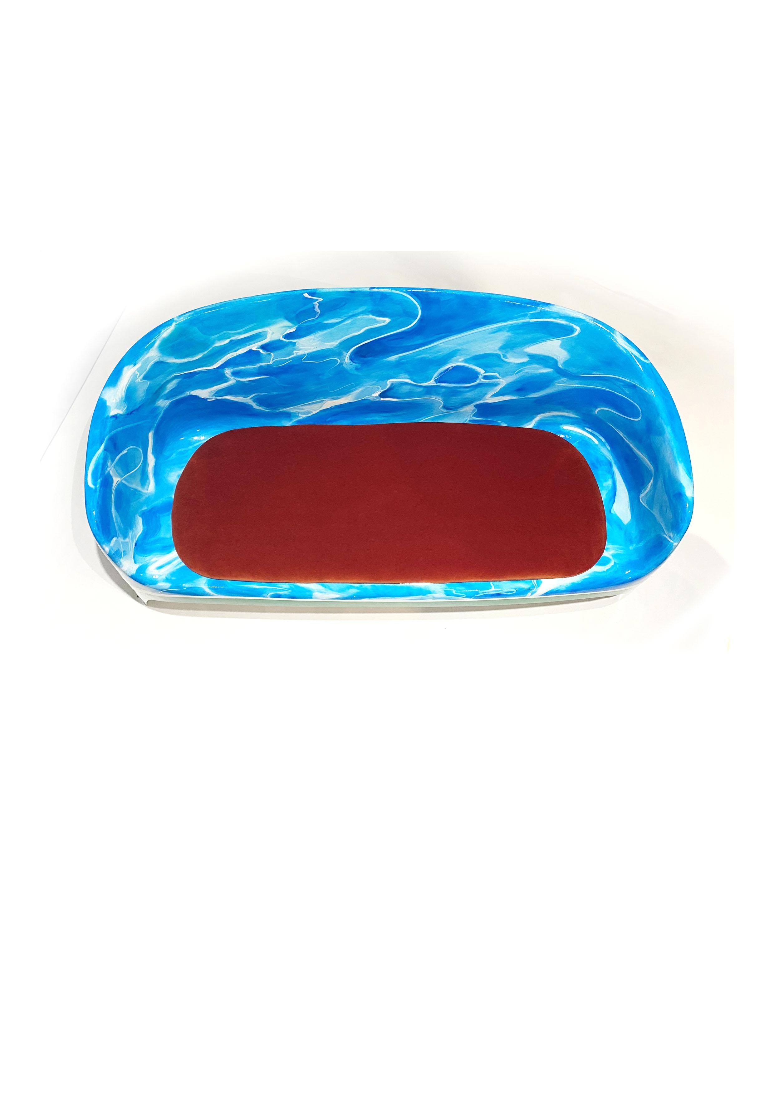 Fiberglass ELEMENT 00002 Swimming Bench 1 For Sale