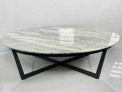 Element Coffee Table with Carrara Marble Top by Camerich