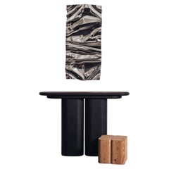 "Element" console in bronze with MDF structure