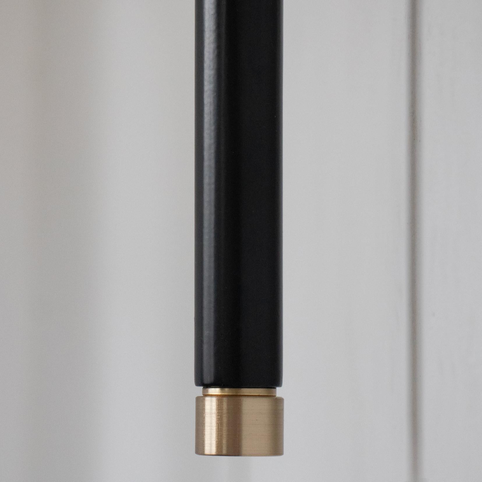 Canadese Element S5 Wall Sconce - Brass and Scalloped Glass in vendita