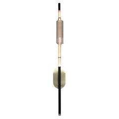Element S5 Wall Sconce - Brass and Scalloped Glass