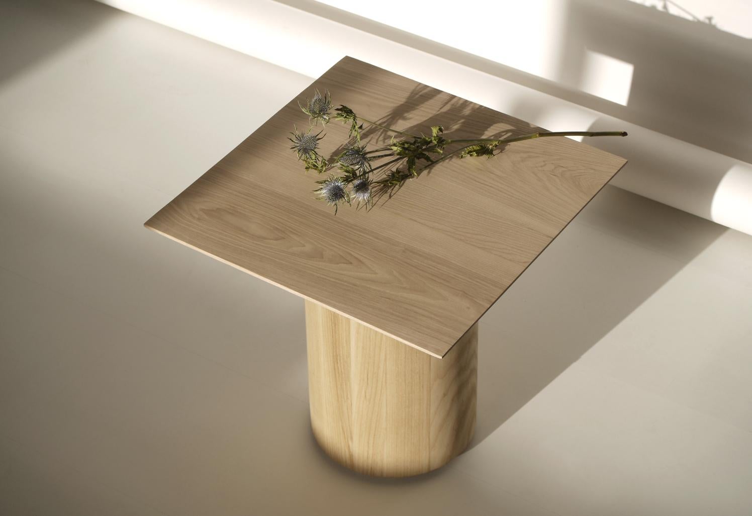 Hand-Carved Element Side Table by Sanna Völker For Sale