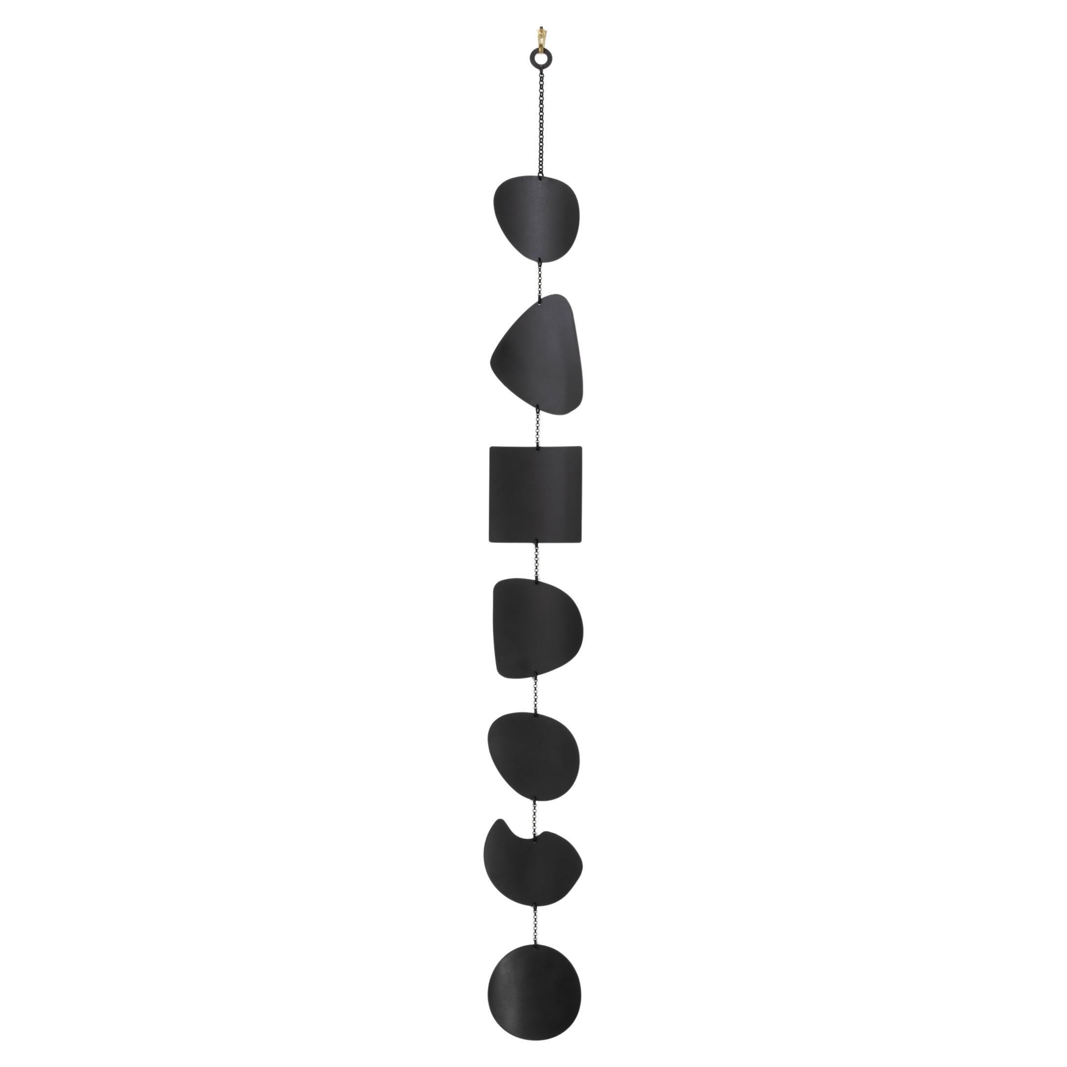 Element Wall Hanging in Black Patina For Sale