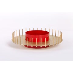 Unique Elementa Fruit Holder in Satin Brass by Mingardo