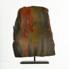 Elemental Flow: Mounted Tiger Eye Jasper Slice