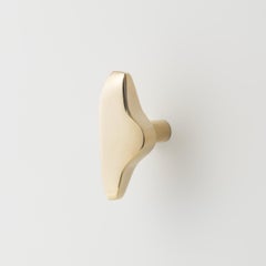 Elemental Holds Furniture and Cabinet Handle- Cloud- Polished Brass