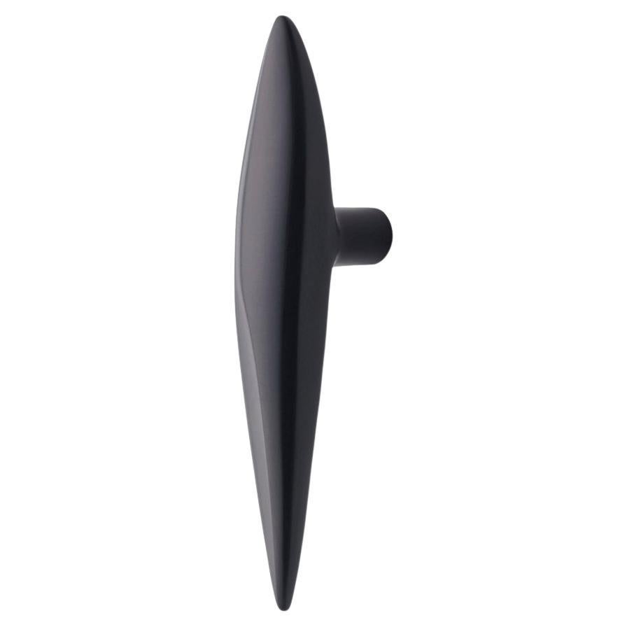 Elemental Holds Furniture and Cabinet Handle- Cocoon- Lacquered Black Brass