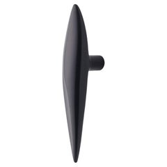 Elemental Holds Furniture and Cabinet Handle- Cocoon- Lacquered Black Brass