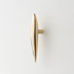Elemental Holds Furniture and Cabinet Handle- Cocoon- Polished Brass