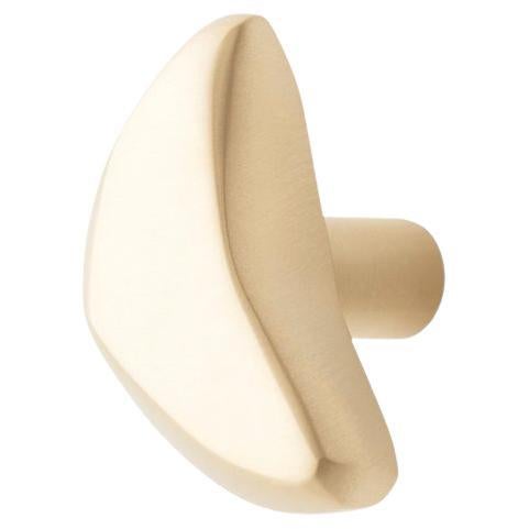 Maniglia per mobili e armadi Elemental Holds - Moon - Ottone satinato e spazzolato