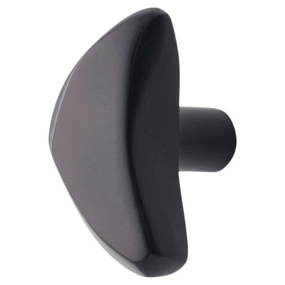 Elemental Holds Furniture and Cabinet Handle- Moon- Lacquered Black Brass