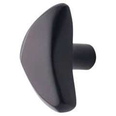 Elemental Holds Furniture and Cabinet Handle- Moon- Lacquered Black Brass