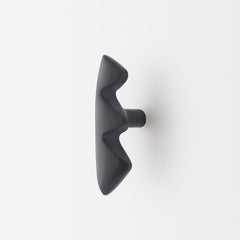 Elemental Holds Furniture and Cabinet Handle- Mountains- Matte Black Brass