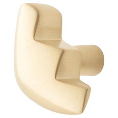 Maniglia per mobili e armadi Elemental - gradini - ottone lucidato