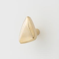 Elemental Holds Furniture and Cabinet Handle- Triangle- Polished Brass