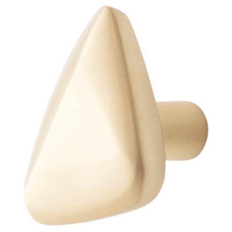 Elemental Holds Maniglia per mobili e armadietti - Triangolo - Ottone lucido