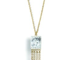 Elementary Marionite 5 Necklace in Gold-Plated Brass by Marion Fillancq