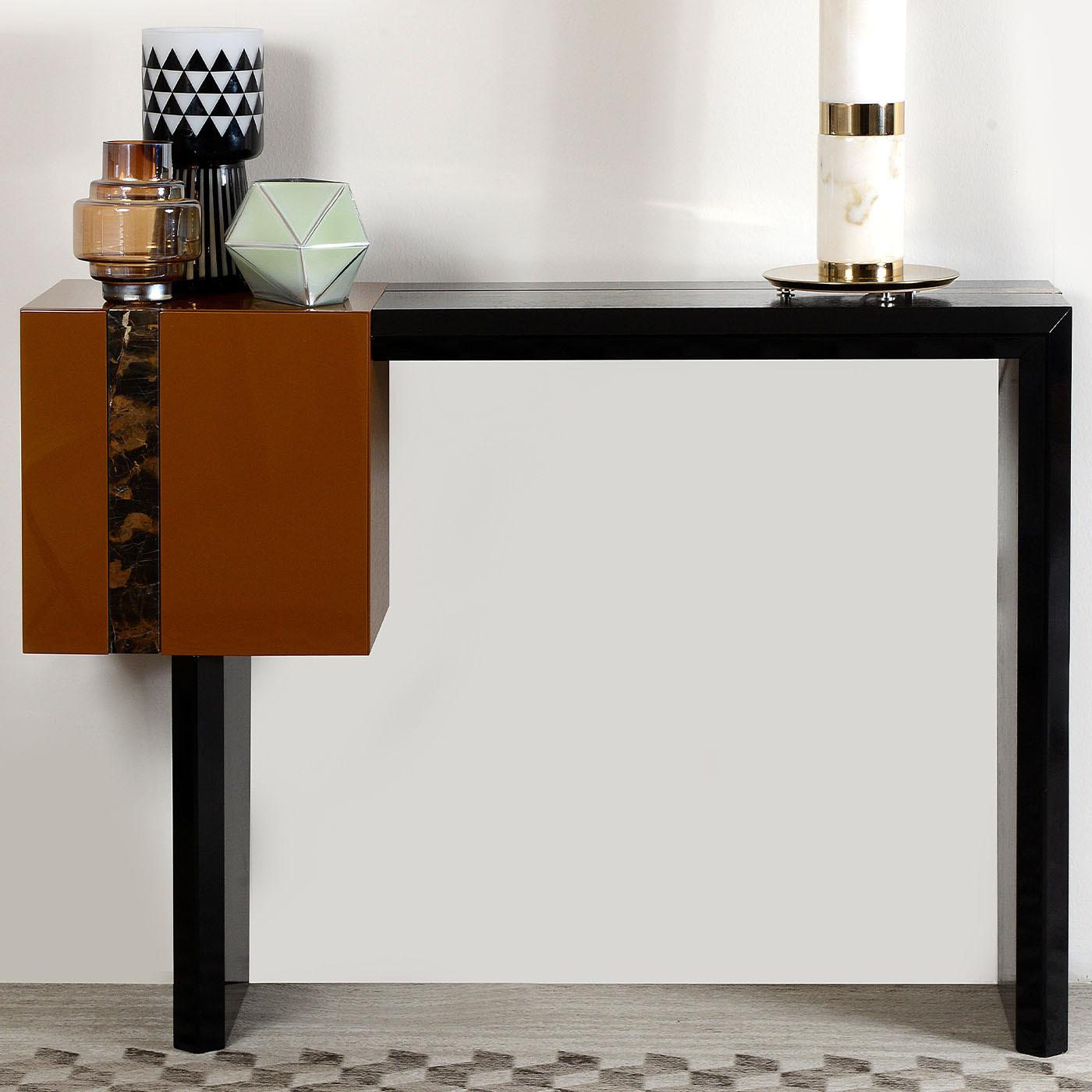 Contemporary Elemento M.I.6.4 Asymmetrical Console Table For Sale