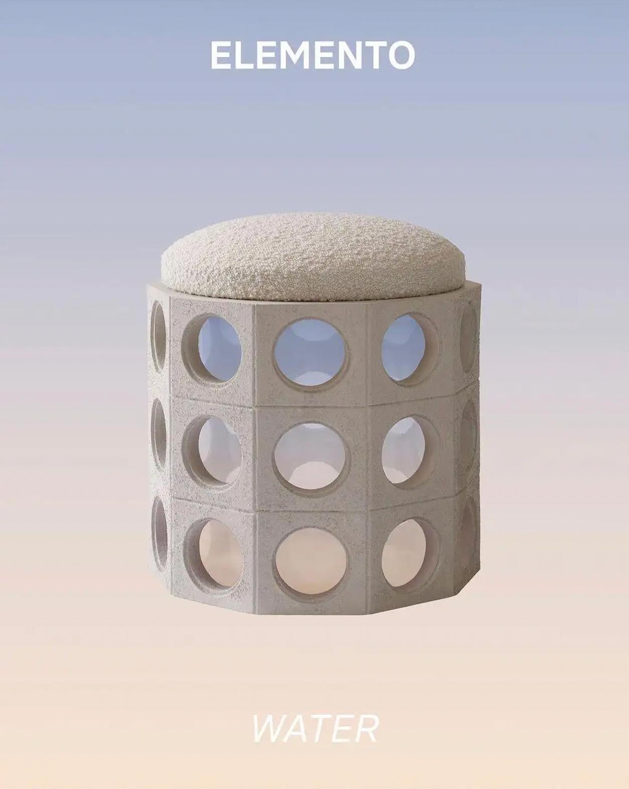 Taste the glance of a Luxurious way of Comfort. 

A pouf that could well be a kaleidoscopic Meccano through which to see reality in different ways, from different perspectives, and that connects with the idea of social utopias, of collective