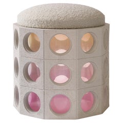 Elemento Pouf by Houtique, Pink